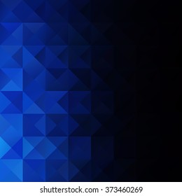 Blue Grid Mosaic Background, Creative Design Templates