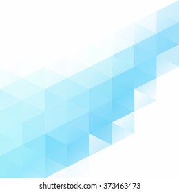 Blue Grid Mosaic Background, Creative Design Templates