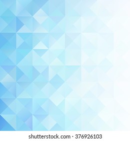 Blue Grid Mosaic Background, Creative Design Templates