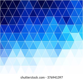 Blue Grid Mosaic Background, Creative Design Templates