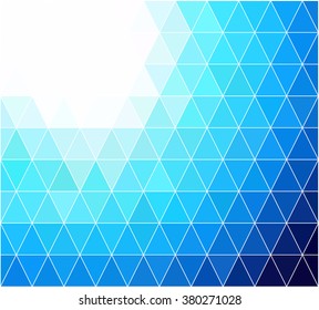 Blue Grid Mosaic Background, Creative Design Templates