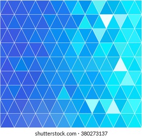 Blue Grid Mosaic Background, Creative Design Templates