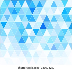 Blue Grid Mosaic Background, Creative Design Templates