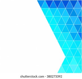 Blue Grid Mosaic Background, Creative Design Templates