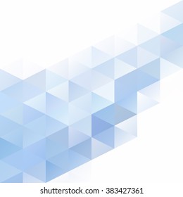 Blue Grid Mosaic Background, Creative Design Templates