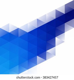Blue Grid Mosaic Background, Creative Design Templates