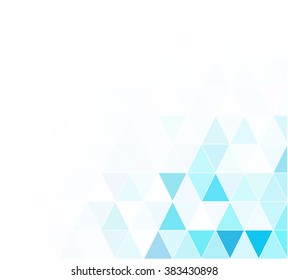 Blue Grid Mosaic Background, Creative Design Templates