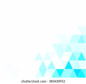 Blue Grid Mosaic Background, Creative Design Templates