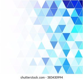 Blue Grid Mosaic Background, Creative Design Templates