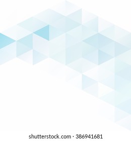 Blue Grid Mosaic Background, Creative Design Templates