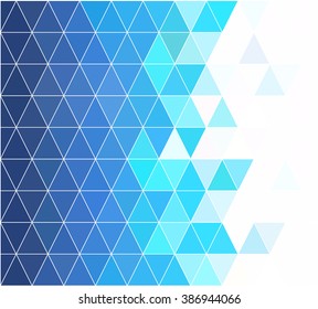 Blue Grid Mosaic Background, Creative Design Templates