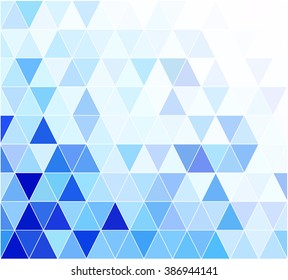 Blue Grid Mosaic Background, Creative Design Templates