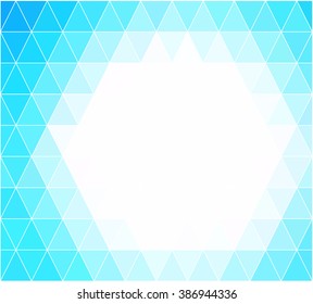 Blue Grid Mosaic Background, Creative Design Templates