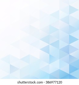 Blue Grid Mosaic Background, Creative Design Templates