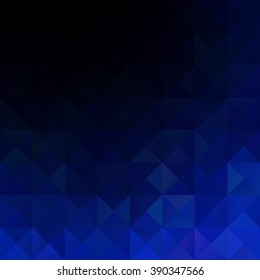 Blue Grid Mosaic Background, Creative Design Templates
