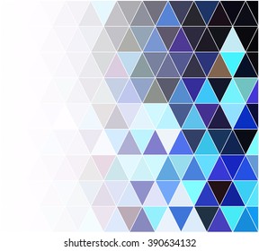 Blue Grid Mosaic Background, Creative Design Templates