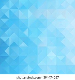 Blue Grid Mosaic Background, Creative Design Templates