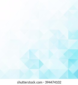 Blue Grid Mosaic Background, Creative Design Templates