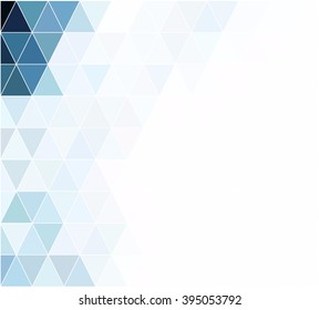 Blue Grid Mosaic Background, Creative Design Templates