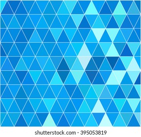 Blue Grid Mosaic Background, Creative Design Templates