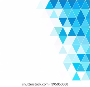 Blue Grid Mosaic Background, Creative Design Templates