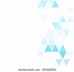 Blue Grid Mosaic Background, Creative Design Templates