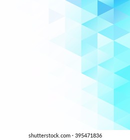 Blue Grid Mosaic Background, Creative Design Templates