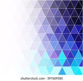 Blue Grid Mosaic Background, Creative Design Templates
