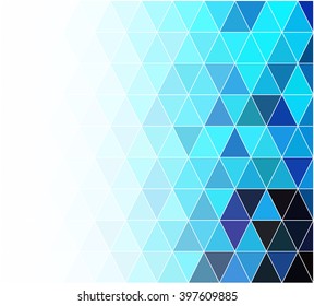 Blue Grid Mosaic Background, Creative Design Templates