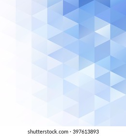 Blue Grid Mosaic Background, Creative Design Templates