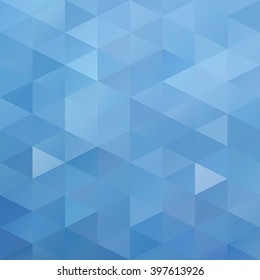 Blue Grid Mosaic Background, Creative Design Templates