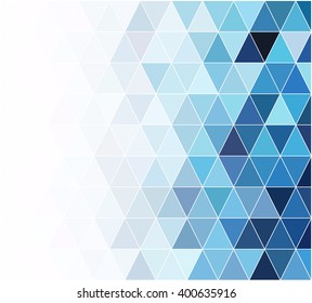 Blue Grid Mosaic Background, Creative Design Templates