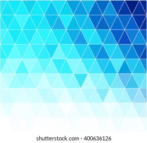 Blue Grid Mosaic Background, Creative Design Templates
