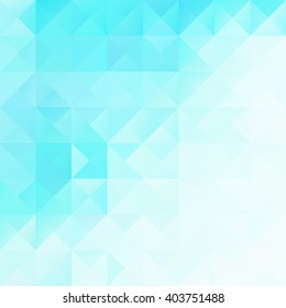 Blue Grid Mosaic Background, Creative Design Templates