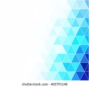 Blue Grid Mosaic Background, Creative Design Templates