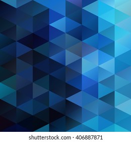 Blue Grid Mosaic Background, Creative Design Templates