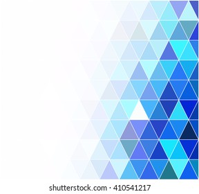 Blue Grid Mosaic Background, Creative Design Templates