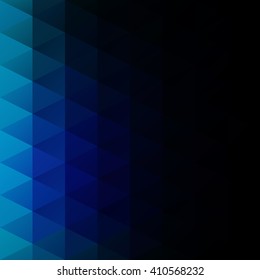Blue Grid Mosaic Background, Creative Design Templates