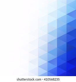 Blue Grid Mosaic Background, Creative Design Templates