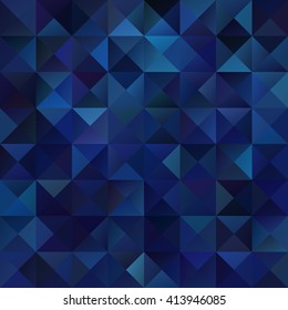 Blue Grid Mosaic Background, Creative Design Templates