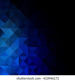 Blue Grid Mosaic Background, Creative Design Templates