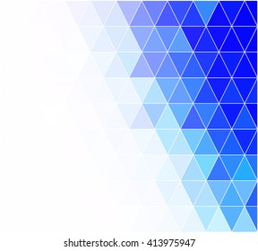 Blue Grid Mosaic Background, Creative Design Templates