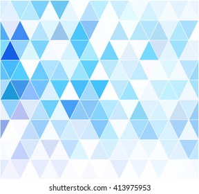 Blue Grid Mosaic Background, Creative Design Templates