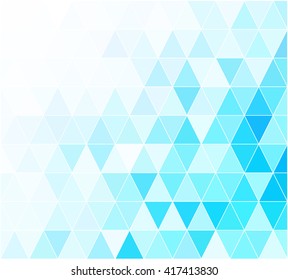 Blue Grid Mosaic Background, Creative Design Templates