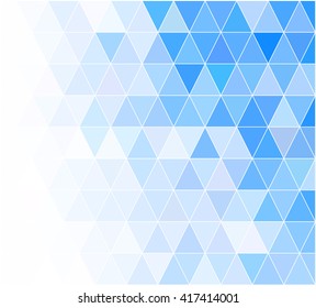 Blue Grid Mosaic Background, Creative Design Templates