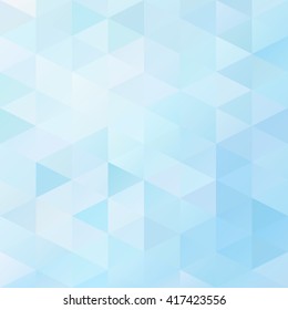 Blue Grid Mosaic Background, Creative Design Templates