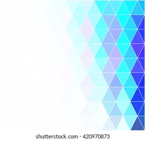 Blue Grid Mosaic Background, Creative Design Templates