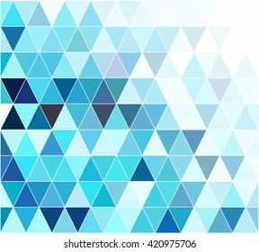Blue Grid Mosaic Background, Creative Design Templates