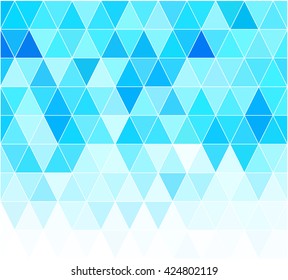 Blue Grid Mosaic Background, Creative Design Templates