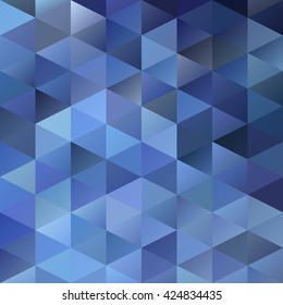 Blue Grid Mosaic Background, Creative Design Templates